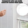 Patelai Valance Clips Plastic Vertical Blinds Brackets 3.5 Inch Vertical