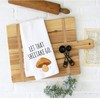 WCGXKO Funny Dish Towel Let That Shiitake Go Mushroom Pun