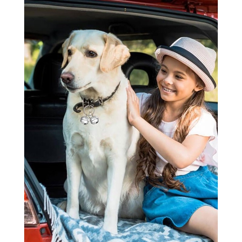 LEEQ 3pcs Extra Loud Bells for Cat Dog - Pet