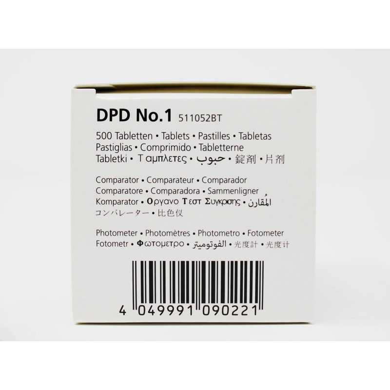 Lovibond DPD No 1 Free Chlorine Tablets – 500 Pack