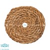 12 Piece Water Hyacinth Wicker Weave Placemats & Coasters -