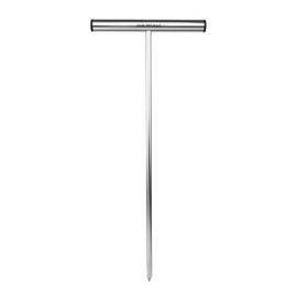 Varomorus Stainless Steel Soil Probe Rod, Septic Tank Locator for Locating Underground Pipes, Gardening, Landscaping, T Handle (21")