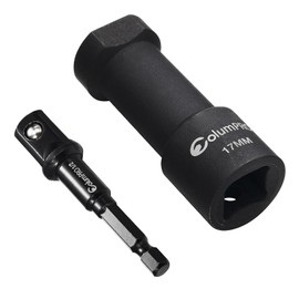 ColumPRO 17mm Unistrut Channel Socket Set, One 17mm 1/2" Drive 42 Cr-Mo Steel Impact Socket with A Socket Adapter for Easy Use