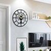 Large Tree of Life Wall Clock, Metal Large Modern Wall