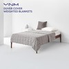 YnM Cotton Duvet Cover for Weighted Blankets (Penguin, 36''x48'')