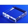 Clear Acrylic Square Beveled Display Base, 6" W x 6"L