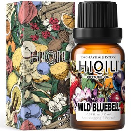 HIQILI Wild Bluebell Diffuser Oil for Scent Diffusers, Inspired by Jo M.lone's, Work & Relax, Ideal for Office, Bathroom, Travel - 0.34 Fl Oz