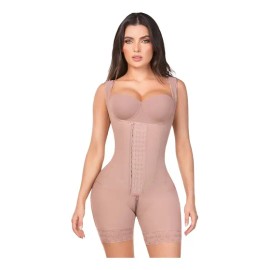 Faja Tipo Short Alta Compresión Ann Chery Reloj De Arena Color Cocoa Talla CH/32