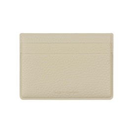 FENICE Card Holder Pocket Holder Simple Wallet Vegan PU Leather with Slim Minimalist Look for Men & Women (IVORY)