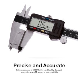 NEIKO 01409A 12” Electronic Digital Caliper | Extra Large Display NEW SEALED