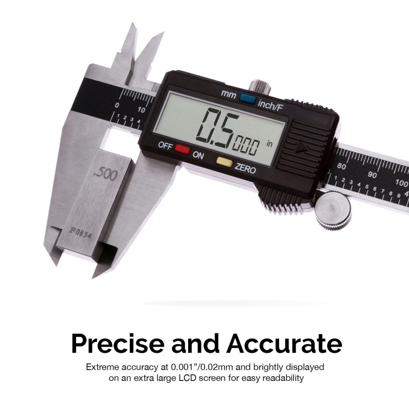 NEIKO 01409A 12” Electronic Digital Caliper | Extra Large Display