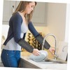 WOONEKY 2 Pairs Arm Protective Sleeves Oilproof Dishwashing Forearm Protectors