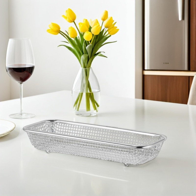 Cabilock Dishwasher Chopstick Basket, 2-Pack Small Storage Holder for Utensils,