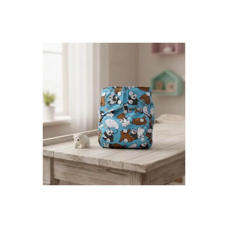 Pañal Ecologico De Escandalosos Con 1 Absobente De 5 Capas