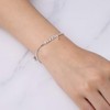 Philip Jones Silver Plated Nanny Bracelet Created with Zircondia® Crystals