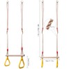 YOHOOLYO Trapeze Bar Swing Set Hanging Bar Rings for Kids