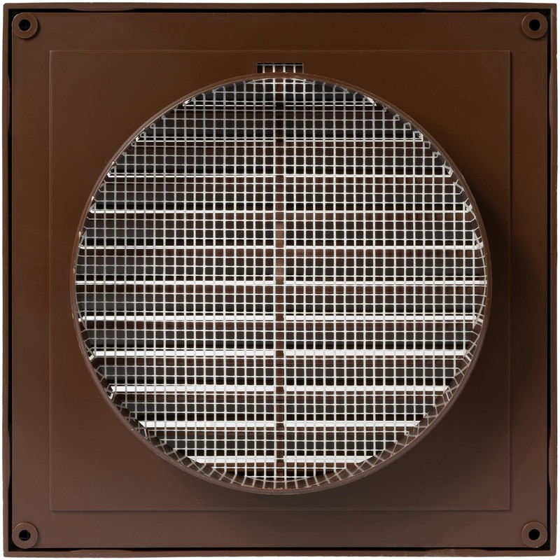 ECOPRO VENT Brown 5'' Inch Ventilation Grille - Inside/Outside use