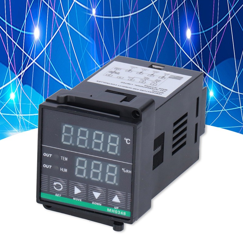 Temperature Humidity Controller High Accuracy Digital Smart Monitor MH0348 AC85‑