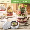 Dalzom Dalzom? 48Pcs Canning Lids with Rings Regular Mouth, Premium