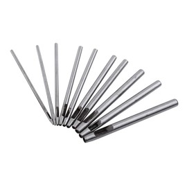 10Pcs 0.5-5mm Hollow Hole Puncher DIY Leather Punch Craft Tool Set for Watch S Belt