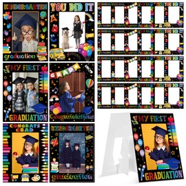 MotiMind 24 Pcs Kindergarten Graduation Picture Frame 4x6 Pre-K Grad Paper Picture 2025 My First Graduation Photo Frame Preschool Gifts for Kids Boys Girls