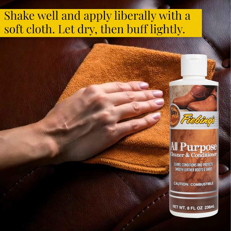 Fiebing's Leather Cleaner & Conditioner (8 oz) - All Purpose