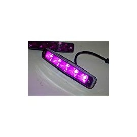 Auto Direct Save Purple Funeral DRL Strobe Kit High Power LED Pyramid (All Purple)