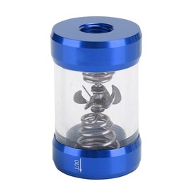 SLJ JX1 Water Flow Meter Computer Cooling System Water Flow Indicator(Blue )