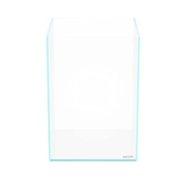 LANDEN Tall Tank Rimless Low Iron Tank 5.5GAL 9.8" L × 9.8" W × 14.2" H(25X25X36) cm Small Aquascape Fish Tank, Vertical Aquascape Tank, Black Leveling Mat Included