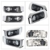 munirater 2-Pack Front Driving Fog Light with Chrome Bezel Set