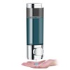 300mL Soap Dispenser,No Drill Shampoo Dispenser Set Wall Mounted for