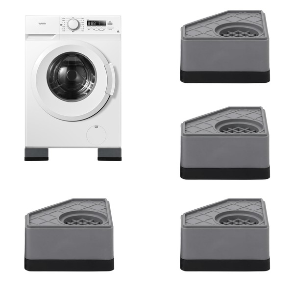 Tibapla 4 Pcs Washing Machine Rubber Feet Pads, 4.5cm High