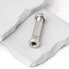 LT Easiyl Skateboard Truck Kingpin and Nut, Silver, 4pcs