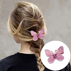 Butterfly Hair Clips, 18pcs Mini Glitter Butterfly Hair Clip, Small Butterfly Hair Clips Accessories, Decorative Hair Clip