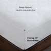 SLEEP PHILOSOPHY BASI16-0329 Mattress Pad, White