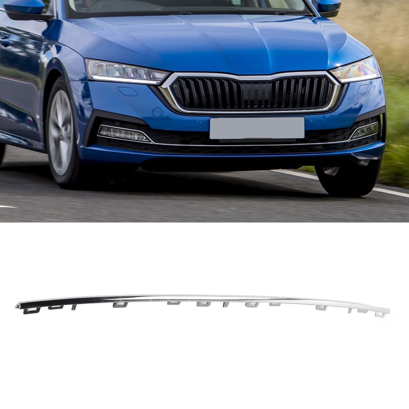 Car Front Bumper Lower Center Grille Chrome Trim 5E3853551 For