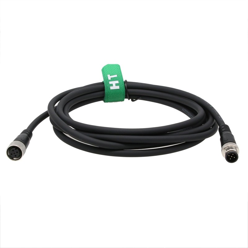 HangTon M12 - Cable blindado de señal de sensor macho