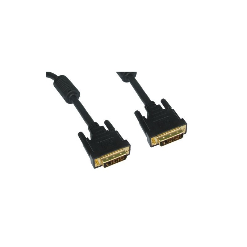 1m DVI Cable - 24k Gold Plated - Video Lead