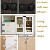 ETEKJOY Cabinet Lock Keyless 3-Digit Password Combination Code Hasp Latch