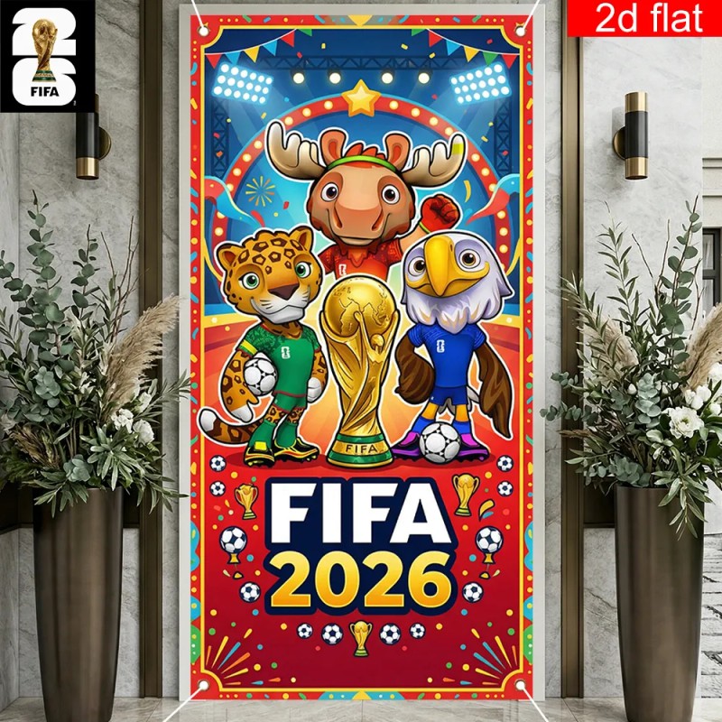 Funda De Puerta Para La Copa Mundial 2026, Diseño De