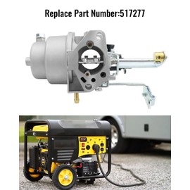 Carburetor Fit for CAT RP6500 RP6500E Gas Generator Replace 511-7277 (with 3 Gaskets)