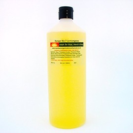 Hand & Body Wash, Shower Gel, Liquid Soap, Handmade. Vegan. Natural Skin Care (Lemongrass Wash, 1 Litre)