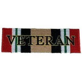 EE OPERATION IRAQI FREEDOM VETERAN WITH CAMPAIGN RIBBON PATCH OIF IRAQ DESERT