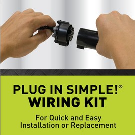 Hopkins Towing Solutions 40975 Multi-Tow Exact Fit OE replacement 7 Blade and 4 Flat Connector w/ bracket, Compatible with Selected Year Models (Please Verify VEHICLE APPLICATION)