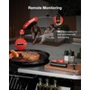 500ft Bluetooth Wireless Meat Thermometer for Smoker, Fitflavor Digital Grill
