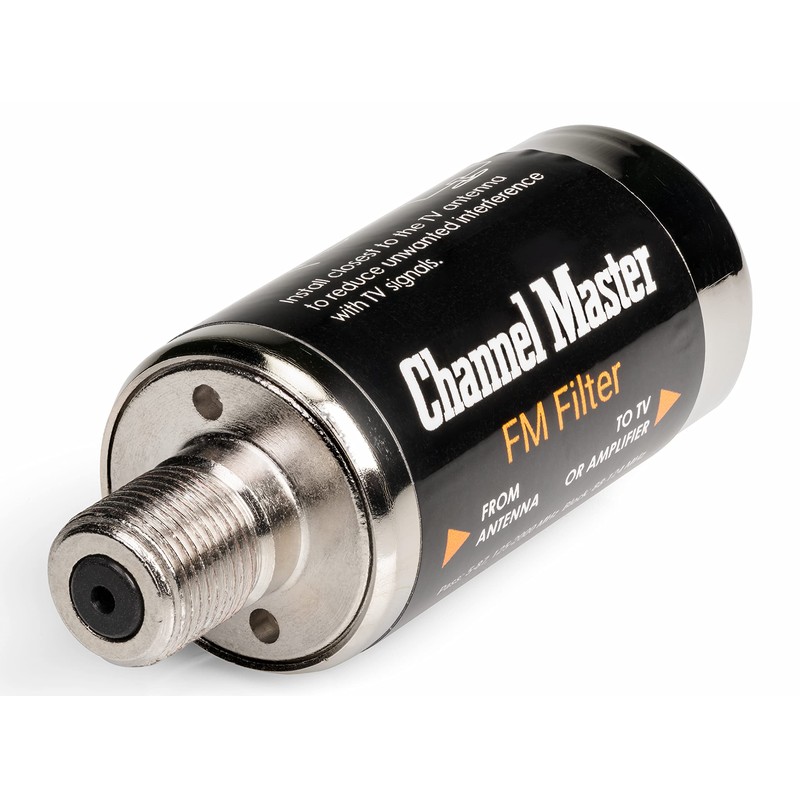 Channel Master FM Filter – Reduces Pixelation & Signal Issues