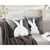 IHClink Easter Cushions Covers Easter Decorations Square Rabbit Benny Decorative