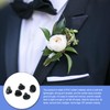 Pin Badge Backs, 100 Pcs Locking Pin Back for Badges