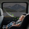 ZATOOTO Car Window Screen Breathable Mesh Car Window Shades 90%