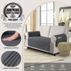 TAOCOCO Waterproof Loveseat Covers for Pets Dogs with Non Slip